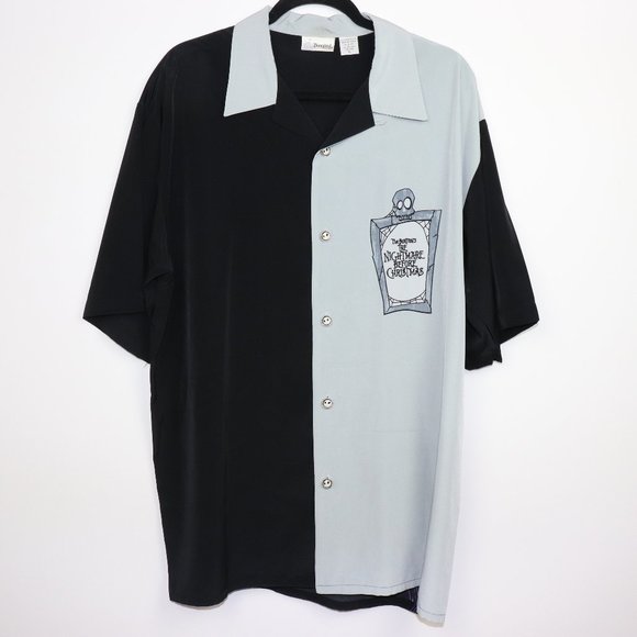 Disneyland Other - Vintage Disneyland The Nightmare Before Christmas Men's Rockabilly Button Down
